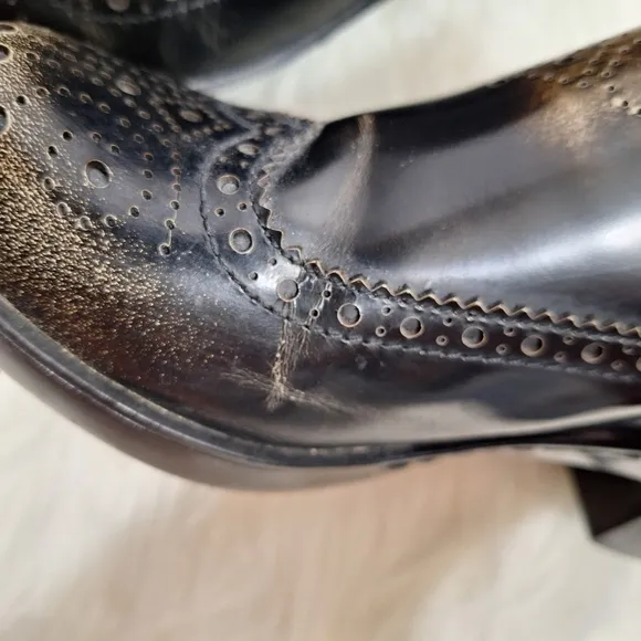 Ariat Bradford Distressed Leather Clogs Burnished Black Comfort Shabby Chic 7.5