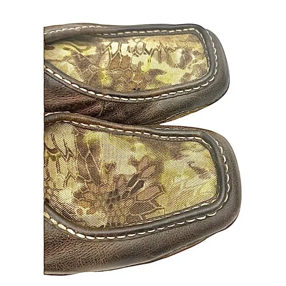 Ariat Rock Springs Wicker Full Grain Leather  Moccasin Brown Shoes Men’s 13 D