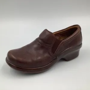 Ariat Shoes Clogs‎ US 7.5 B Brown Leather Casual Work Heels Womans