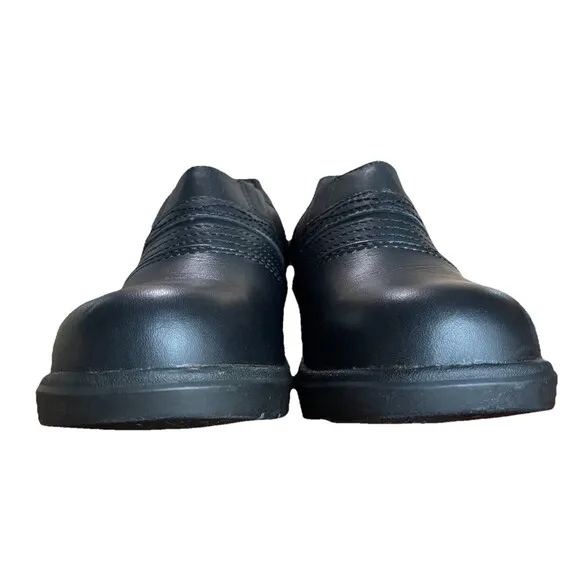 Ariat Shoes Women’s 7.5B Black Leather Steel Toe Work Clogs Slip Oil Resistant