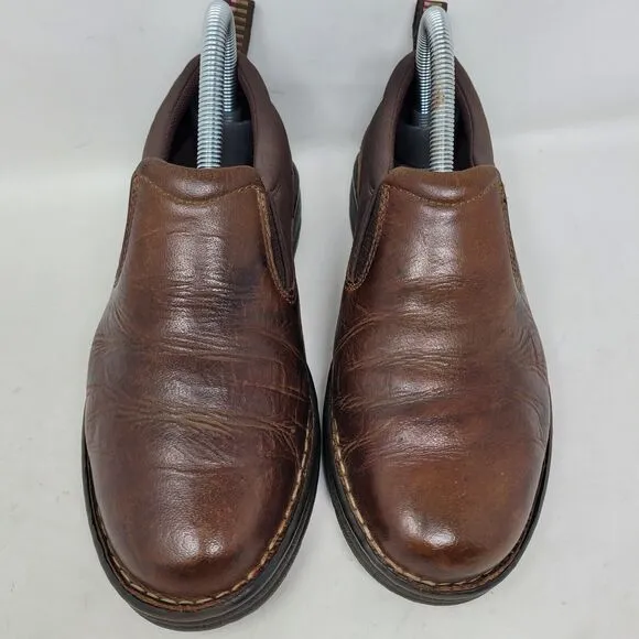 Ariat Traverse Slip-On Shoes Brown Leather Women's Sz 6.5B Work 10020171 Romeos