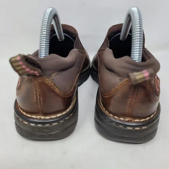 Ariat Traverse Slip-On Shoes Brown Leather Women's Sz 6.5B Work 10020171 Romeos