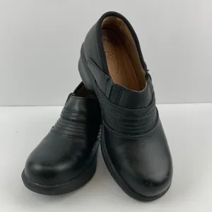 Ariat Women’s Leather Steel Toe Safety Slip On Clogs sz 6