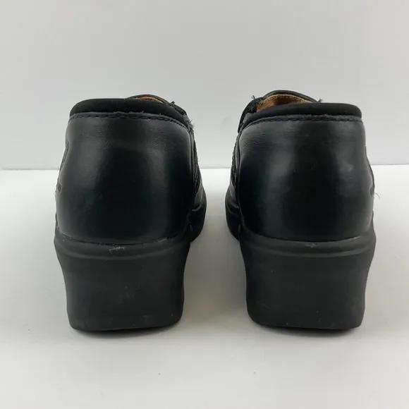 Ariat Women’s Leather Steel Toe Safety Slip On Clogs sz 6
