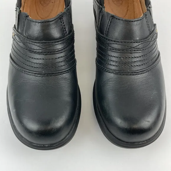 Ariat Women’s Leather Steel Toe Safety Slip On Clogs sz 6