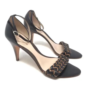 Arturo Chiang 10 Patricia Leather Weave Ankle Heel
