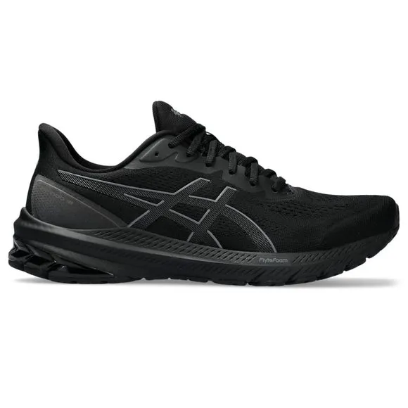 ASICS MEN'S GT-1000 12 RUNNING SHOES, 10, BLACK/CARRIER GREY