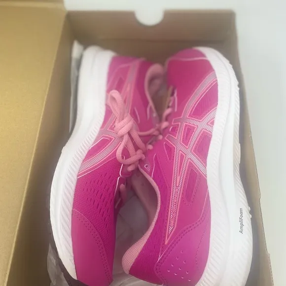Asics Pink rave Gel content 8 Athletic Running Shoes