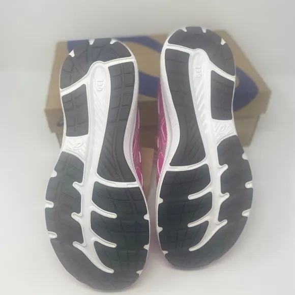 Asics Pink rave Gel content 8 Athletic Running Shoes