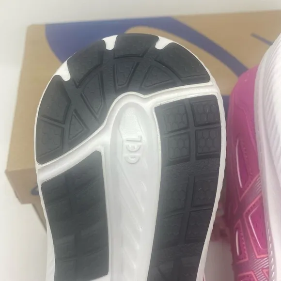 Asics Pink rave Gel content 8 Athletic Running Shoes