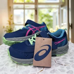 ASICS Pre Venture 9 PS Kids Supportive Sneakers Shoes Size 2 EU 33.5