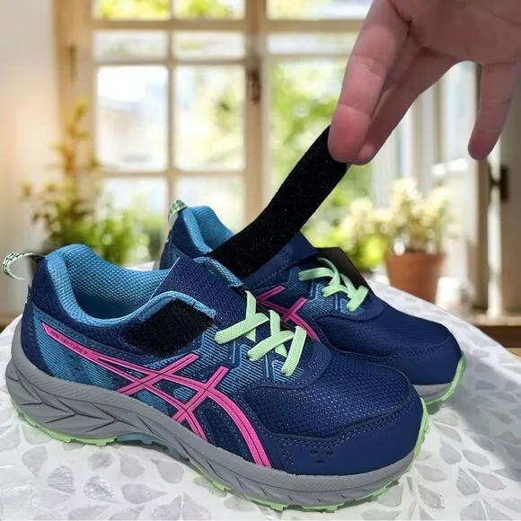 ASICS Pre Venture 9 PS Kids Supportive Sneakers Shoes Size 2 EU 33.5