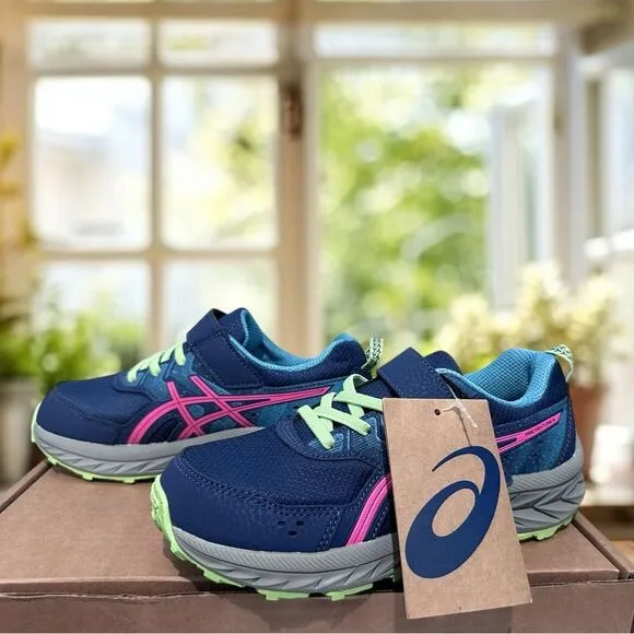 ASICS Pre Venture 9 PS Kids Supportive Sneakers Shoes Size 2 EU 33.5