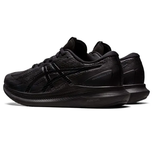 ASICS WOMEN'S WALKRIDE FLYTEFOAM RUNNING SHOES, 8, BLACK/GRAPHITE GREY