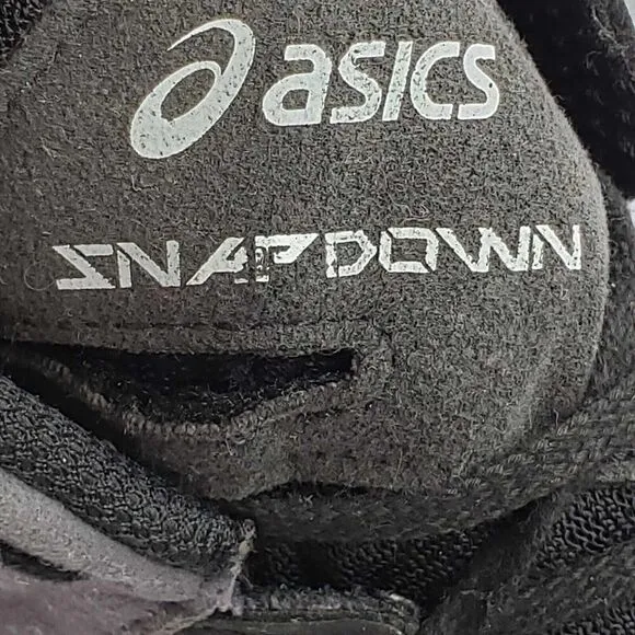 Asics Wrestling Shoes Mens 10.5 Snapdown 3 White Black Lace Up Lightweight