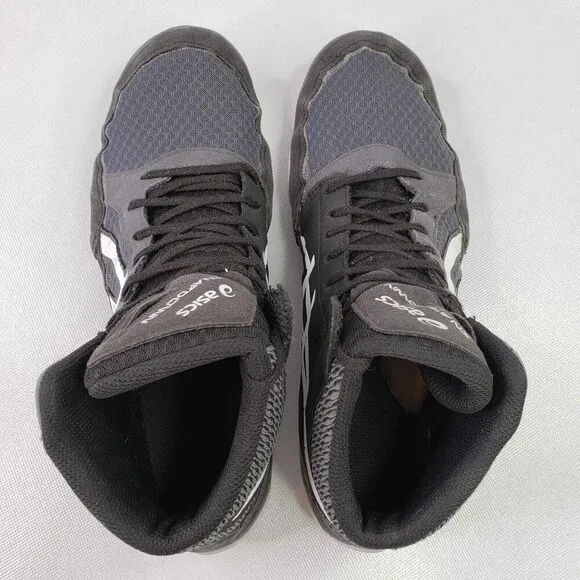 Asics Wrestling Shoes Mens 10.5 Snapdown 3 White Black Lace Up Lightweight