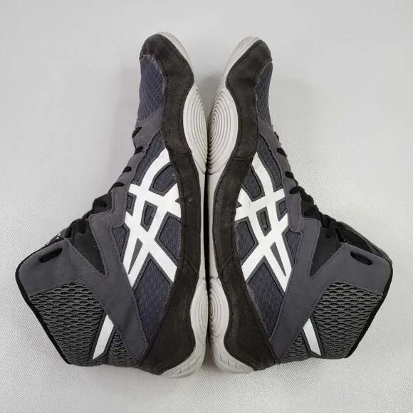 Asics Wrestling Shoes Mens 10.5 Snapdown 3 White Black Lace Up Lightweight