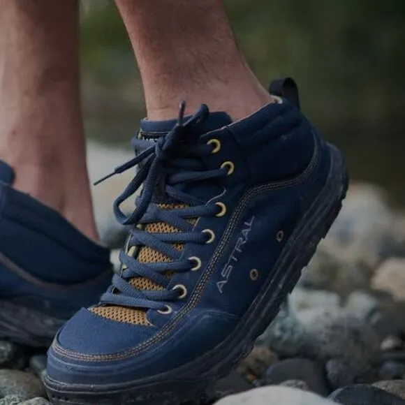 Astral Unisex NEW Rassler 2.0 Blue Fabric Water River Shoes Lace Up (W: 9; M:8)