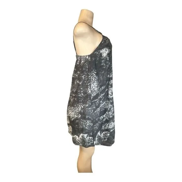 Athleta Calm Cool Slip Dress Black‎ Pajama Nightgown Large