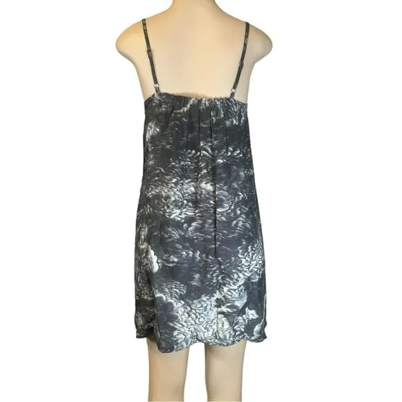 Athleta Calm Cool Slip Dress Black‎ Pajama Nightgown Large