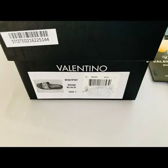 Authentic Valentino by Mario ValentinoIrene Logo Leather Slides