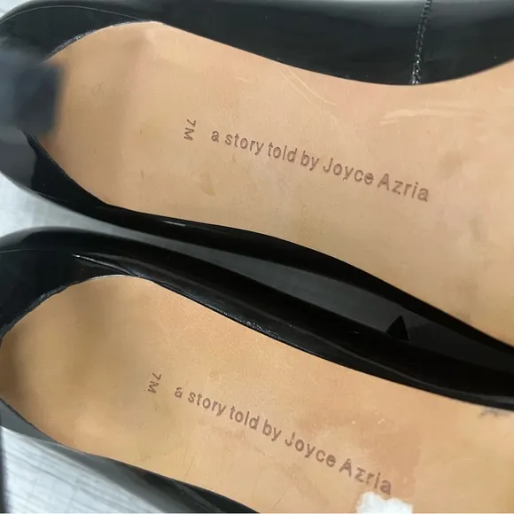 AVEC LES FILLES Charlotte Bow Patent Pumps Size 7