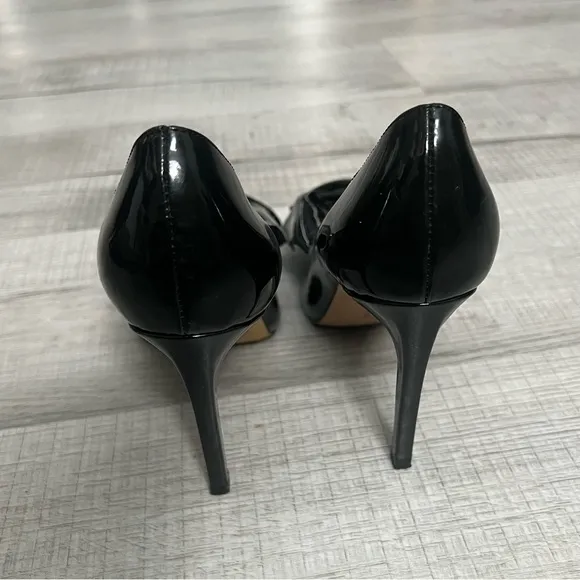 AVEC LES FILLES Charlotte Bow Patent Pumps Size 7