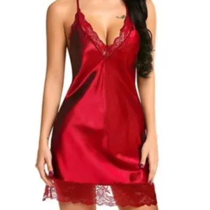 Avidlove Women Lingerie Satin Lace Sleepwear Dress