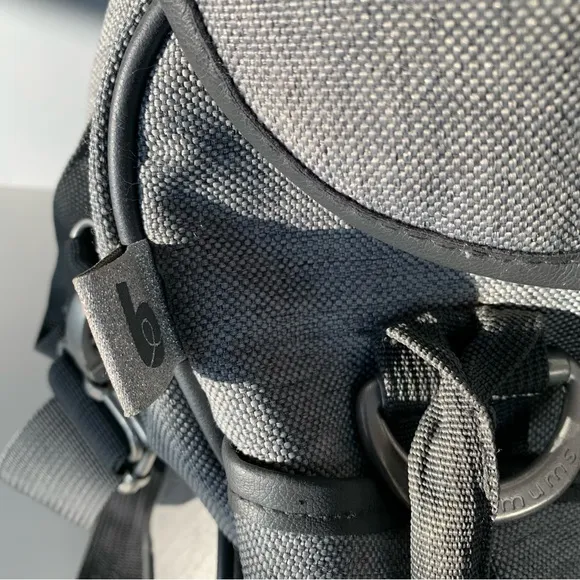 Babymoov Grey Textured Changing Diaper Bag Satchel Tote Stroller Compartment