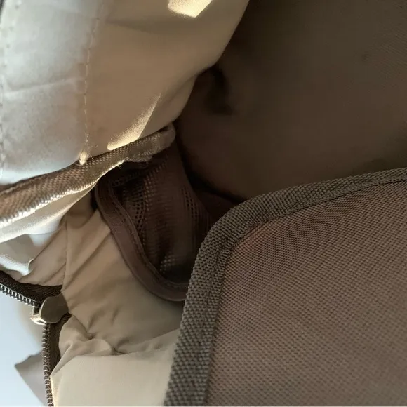 Babymoov Grey Textured Changing Diaper Bag Satchel Tote Stroller Compartment