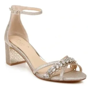 Badgley Mischka Giona Block Heels Size 10 New $100