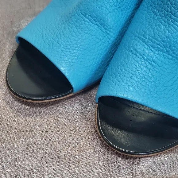Balenciaga Blue Architectural Heels
