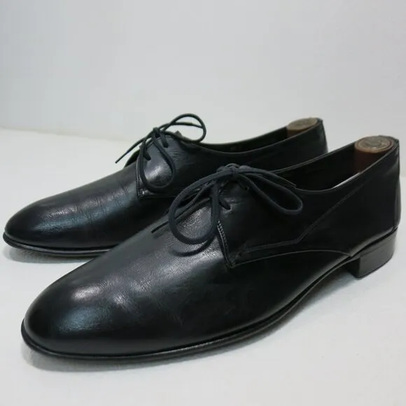 Bally Continentals Hudson Leather Shoes Oxfords Derby Switzerland Men's Sz 8.5 D