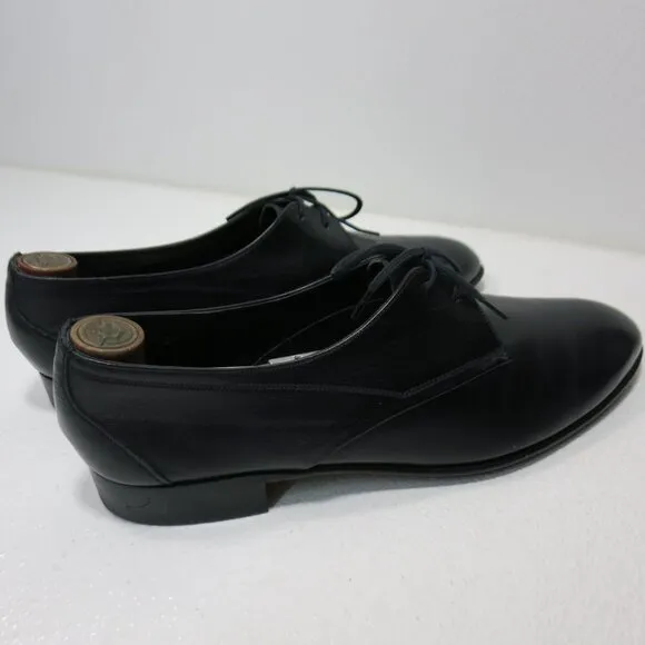Bally Continentals Hudson Leather Shoes Oxfords Derby Switzerland Men's Sz 8.5 D