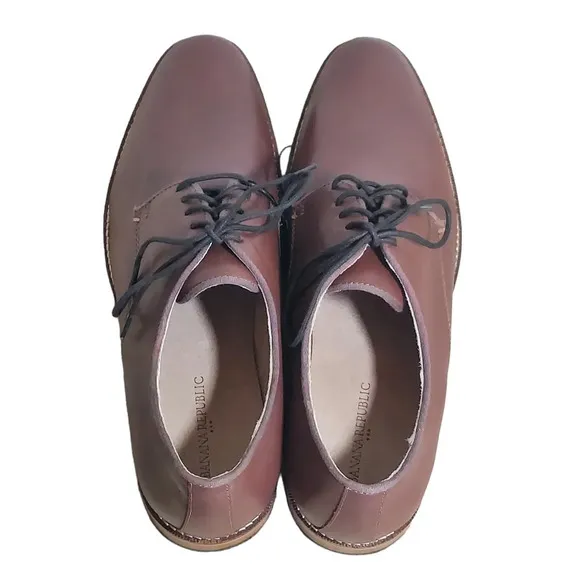 Banana Republic Shaw Brown‎ Leather Lace-up Oxfords Derbys