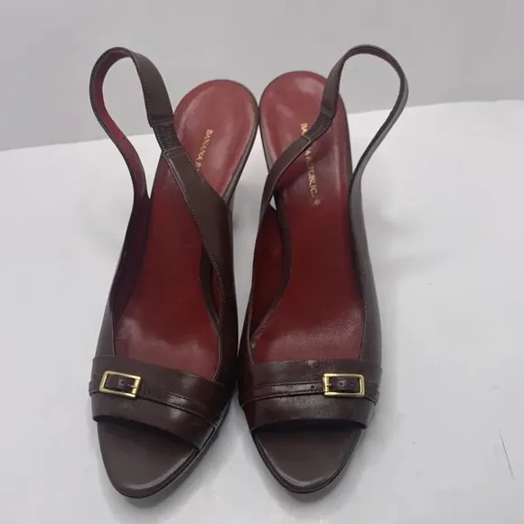 Banana Republic Women's Peep Toe Slingback Open He
