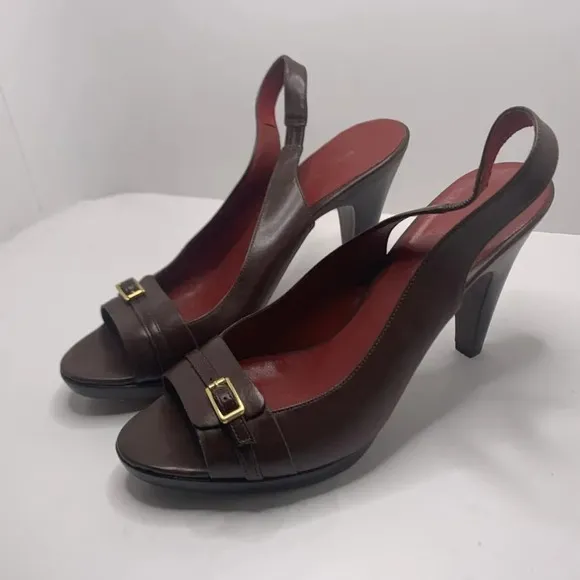 Banana Republic Women's Peep Toe Slingback Open He