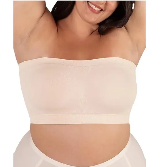 Bandeau Top Convertible Straps Bra for Plus Size Women