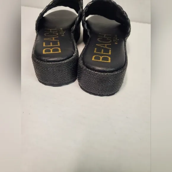 Beach by Matisse Cairo Sandals for Women in Black size 8M NWOT platforms slides
