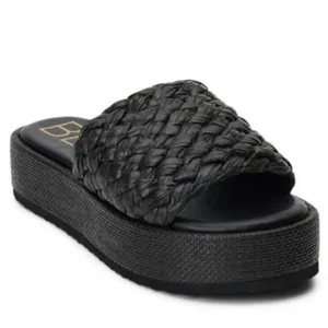 Beach by Matisse Cairo Sandals for Women in Black size 8M NWOT platforms slides