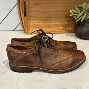 Bed Stu Oxfords Leather Preppy Hipster Distressed Office Casual broken sz 9.5
