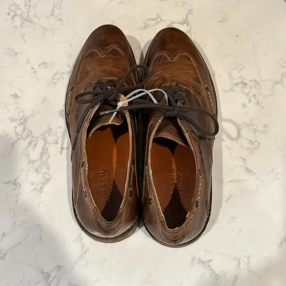 Bed Stu Oxfords Leather Preppy Hipster Distressed Office Casual broken sz 9.5