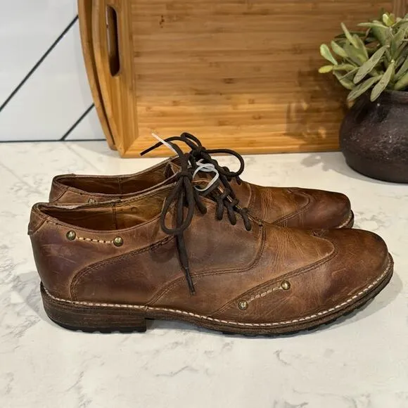 Bed Stu Oxfords Leather Preppy Hipster Distressed Office Casual broken sz 9.5