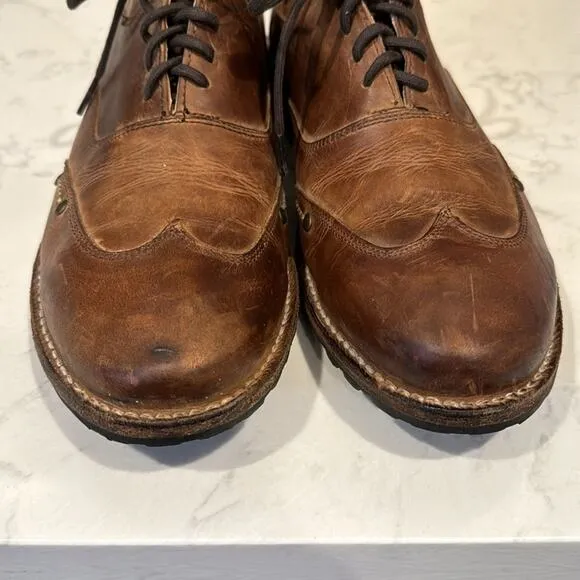 Bed Stu Oxfords Leather Preppy Hipster Distressed Office Casual broken sz 9.5