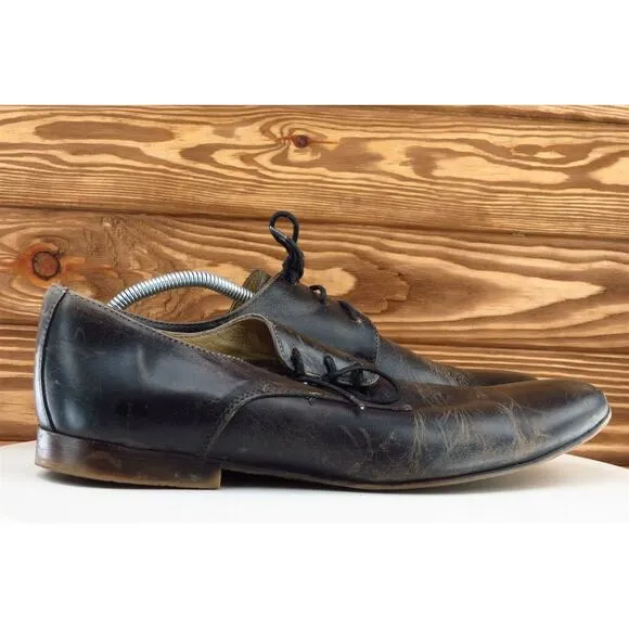 Bed|St? Shoes Sz 11.5 M Brown Derby Oxfords Leather Men‎