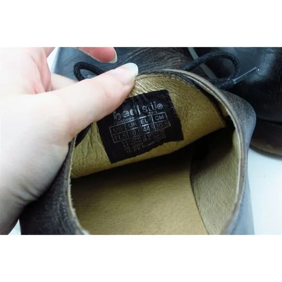 Bed|St? Shoes Sz 11.5 M Brown Derby Oxfords Leather Men‎