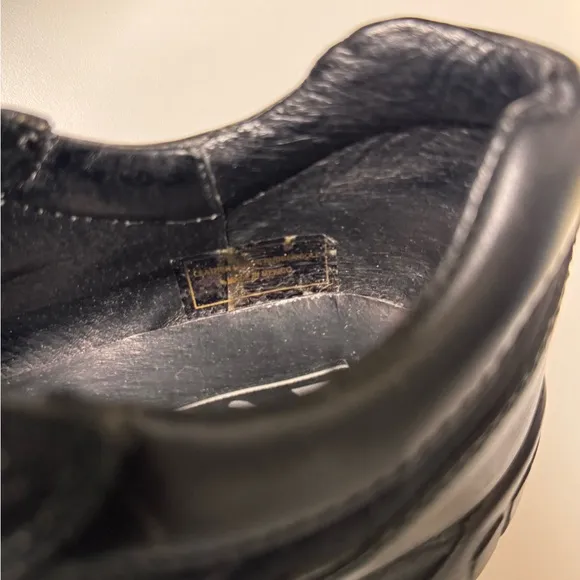 BED|STU Black Leather Oxfords Sleek Design