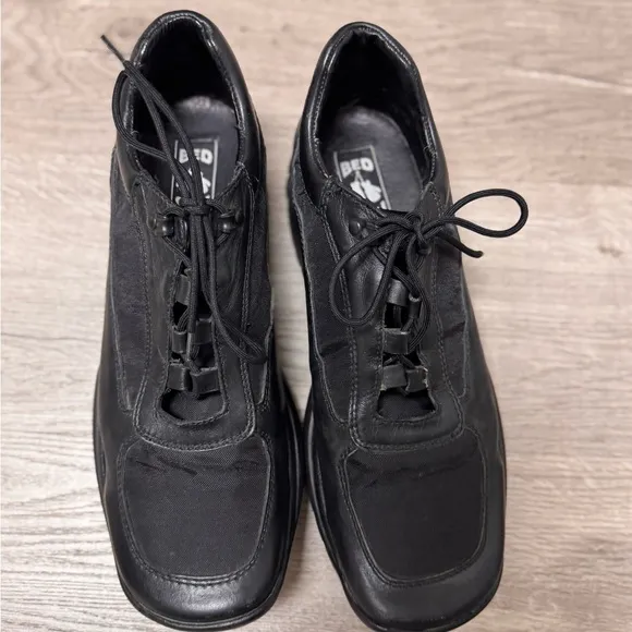 BED|STU Black Leather Oxfords Sleek Design