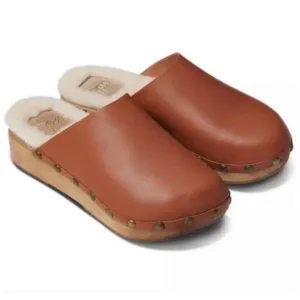 Beek Mallard Sherling Clogs NWOT