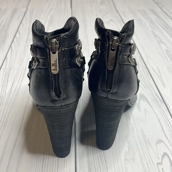 Belle Sigerson Morrison Leather Western Booties 10